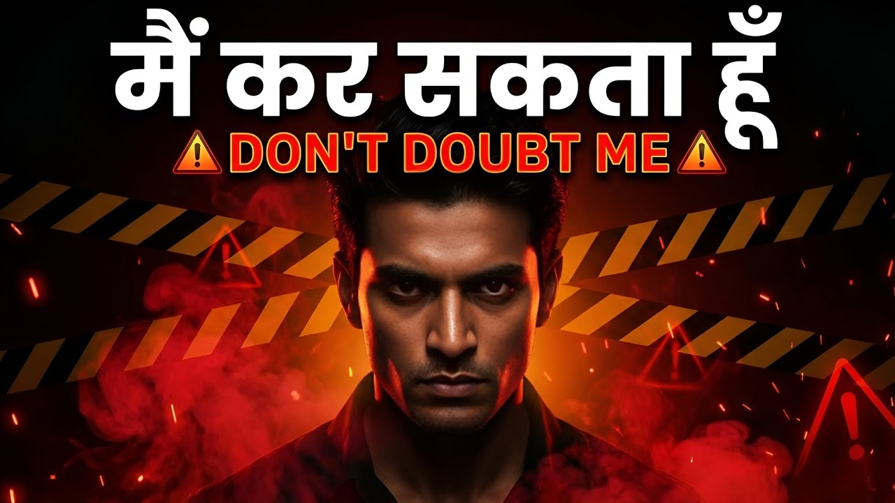 मैं कर सकता हूँ 🔥 | Ultimate Hindi Motivational Song | Self Belief • Discipline • Success Mindset