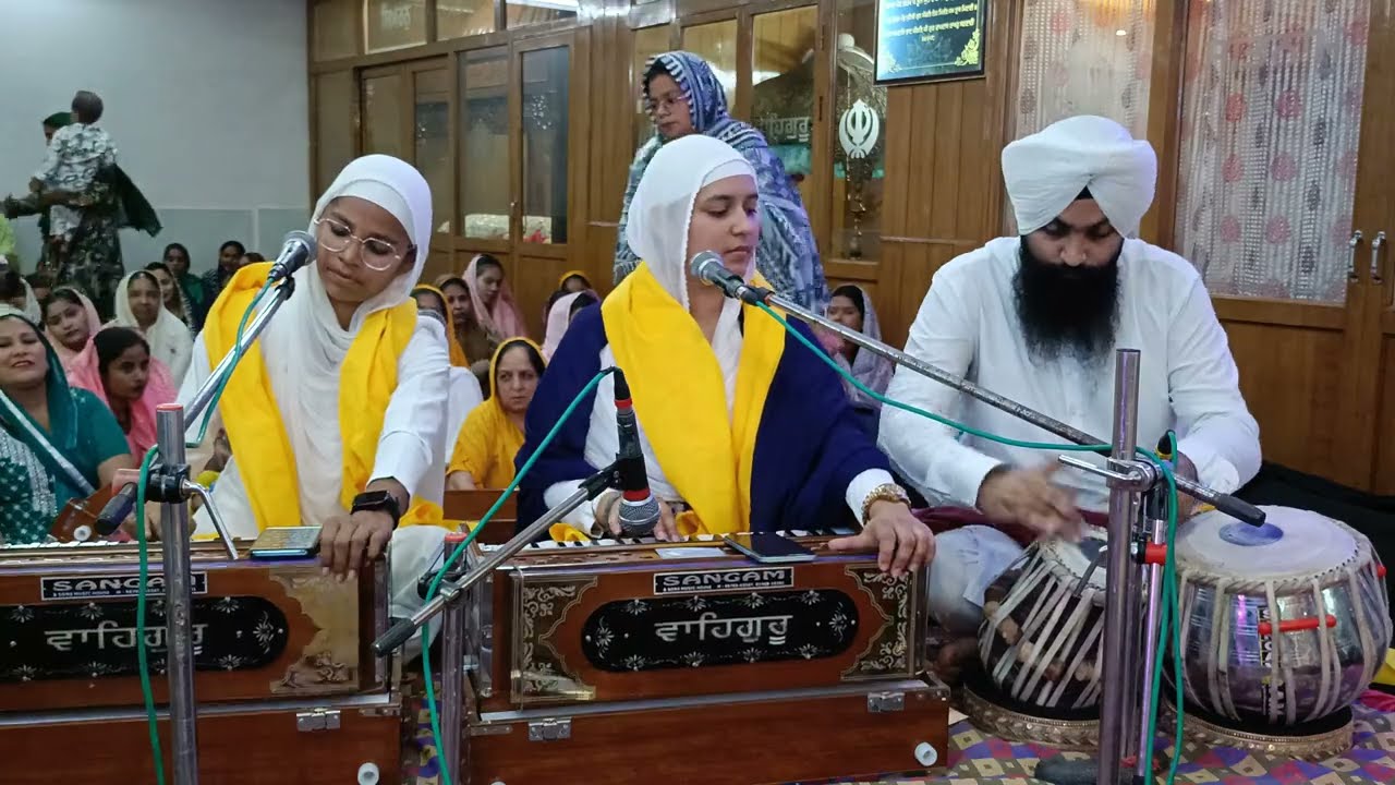 🔴Gagan Damama Bajeyo |Gurbani | kirtan | Bibi Jaspreet Kaur Ji Patiala Wale #gurbani #kirtan #wmk 