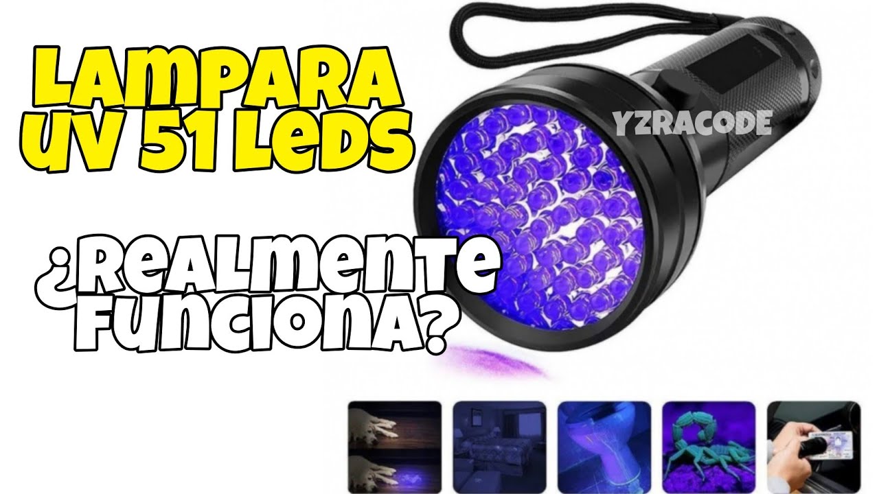 Linterna UV 51 leds