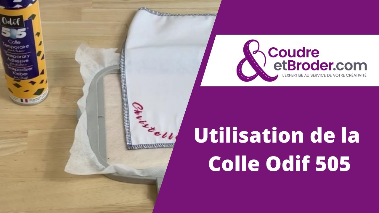 Utilisation de la colle Odif 505