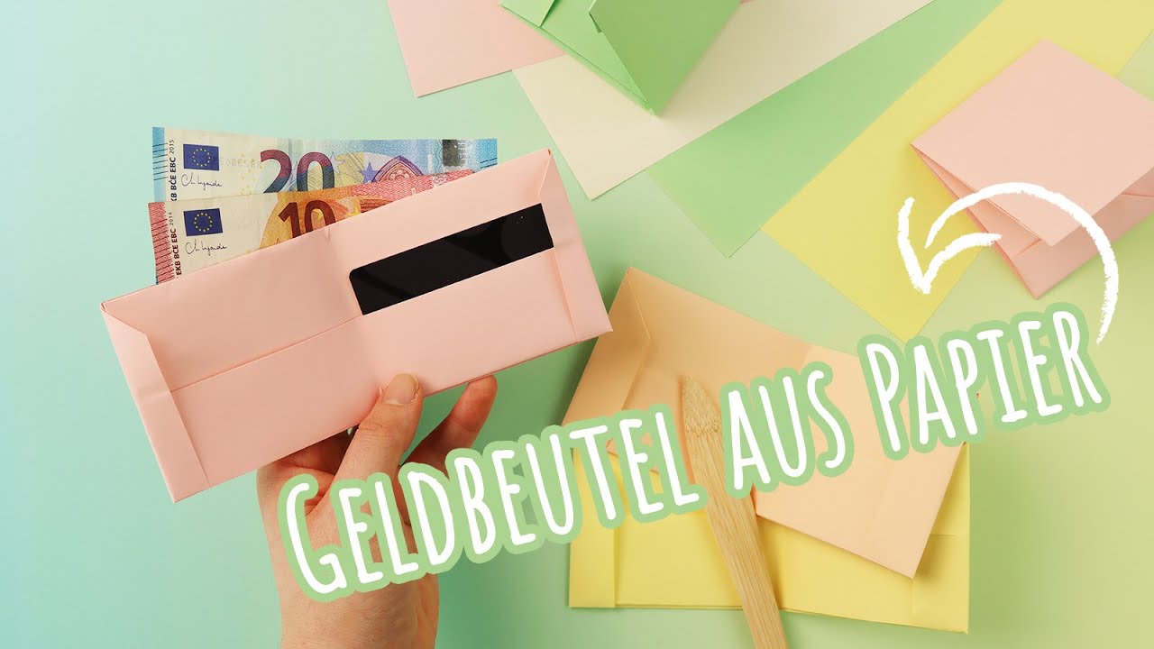 Geldbeutel aus Papier falten | Talu.de