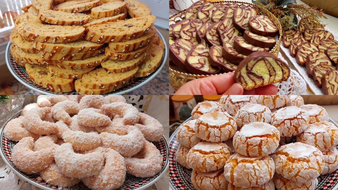 حلويات المولد النبوي/ أربع حلويات بمذاقات مختلفة إقتصادية وبدون زبدة