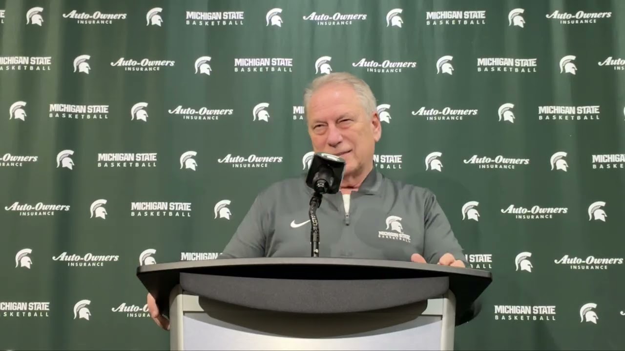 MSU Head Coach Tom Izzo Previews Upcoming Matchup vs Rutgers on Tuesday