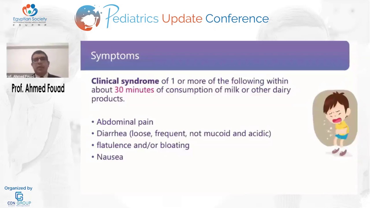 Prof. Ahmed Fouad ; Lactose Intolerance in Infant and Children