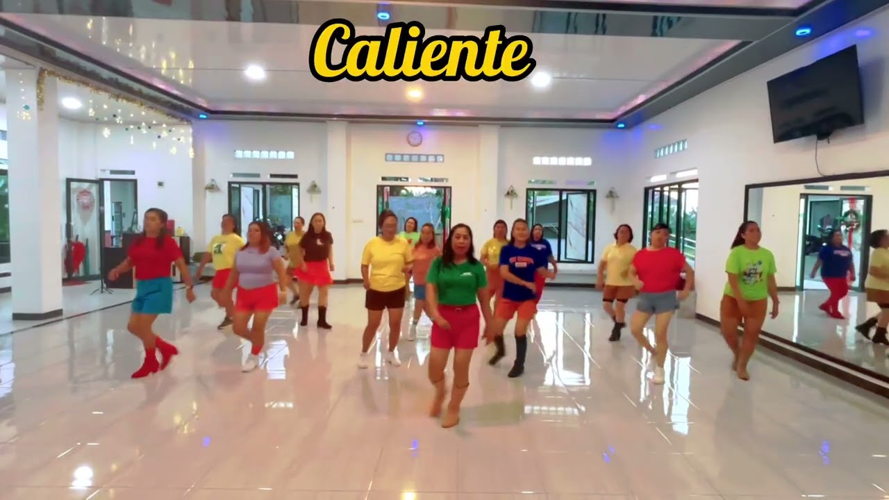 Caliente - Line Dance || Choreo : Elia Lelin & Roosamekto Mamek (All INA) || Demo : Mia Club Studio 