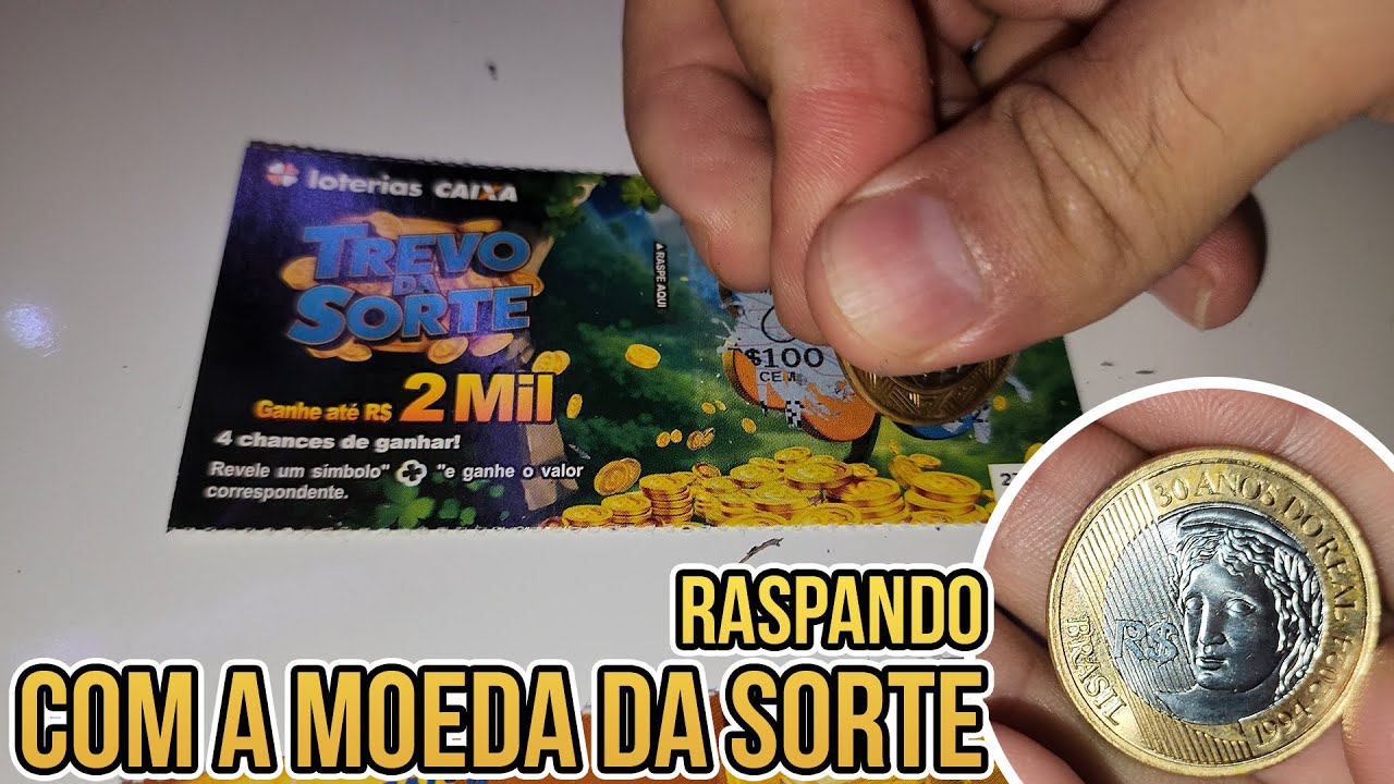 🍀 A MOEDA DA SORTE EST&Aacute; DE VOLTA - RASPANDO RASPADINHAS DA LOTERIAS CAIXA S&Oacute; O OURO e TREVO DA SORTE
