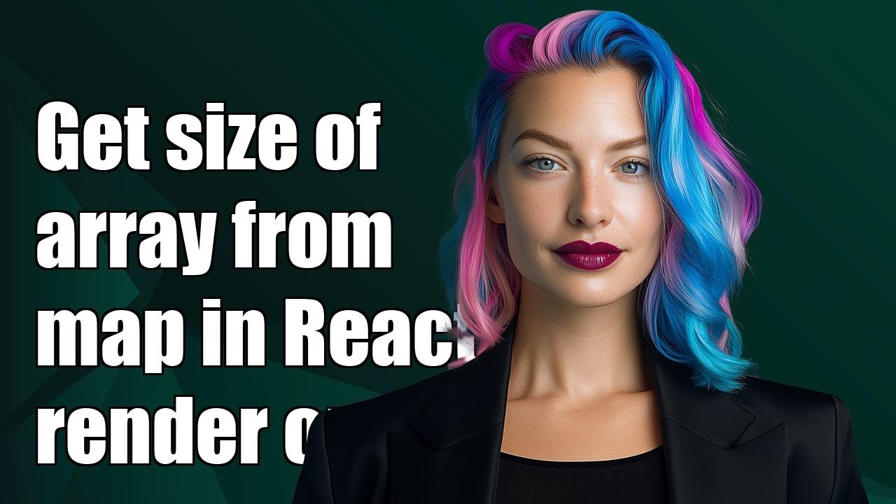 Get size of array returned by map in React render