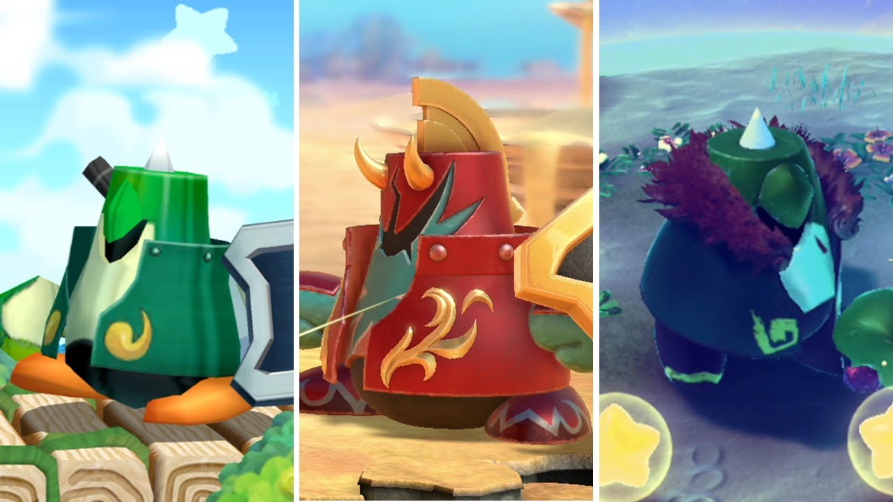 Kirby Games - All Gigant Edge Bosses (2011 - 2022) 4K