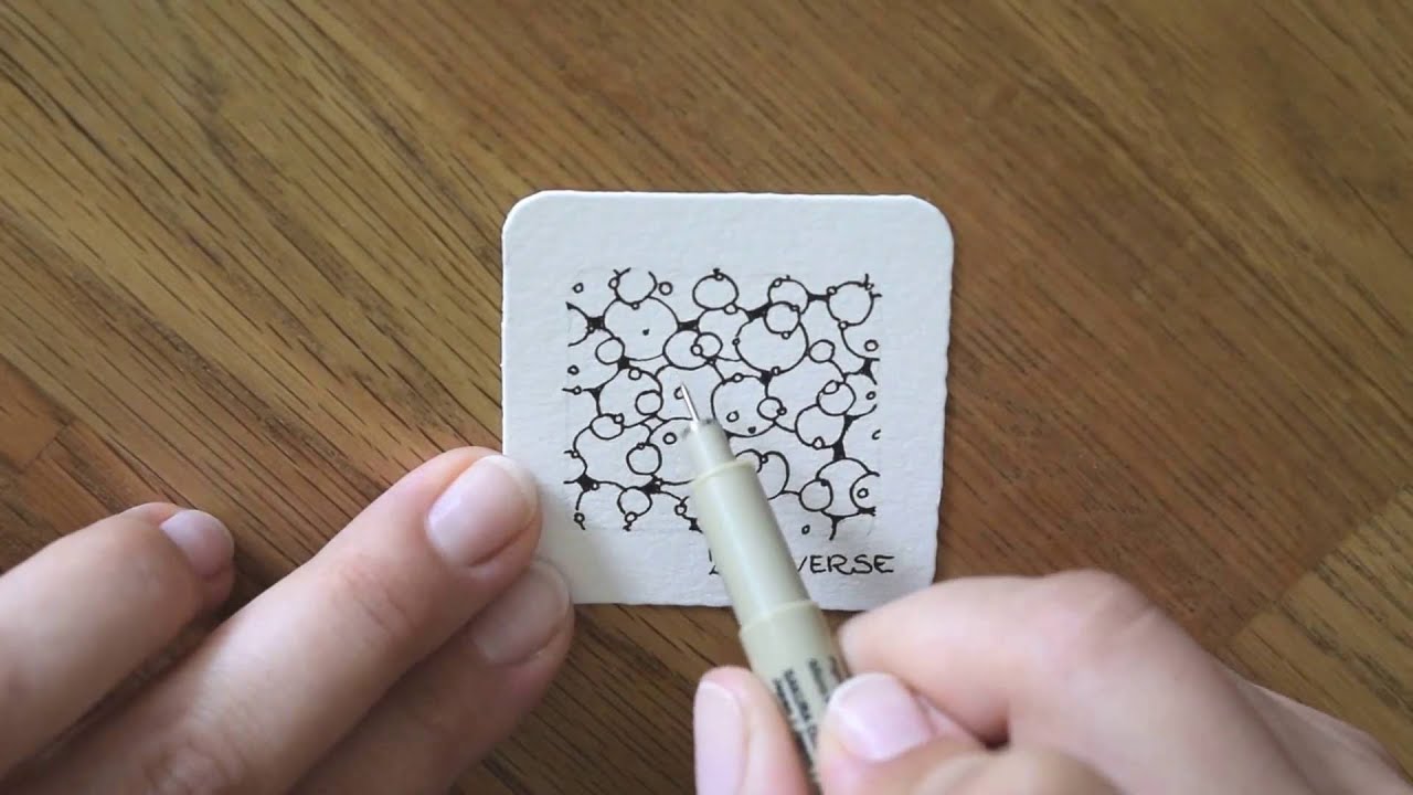 Zentangle® Muster: Zeniverse