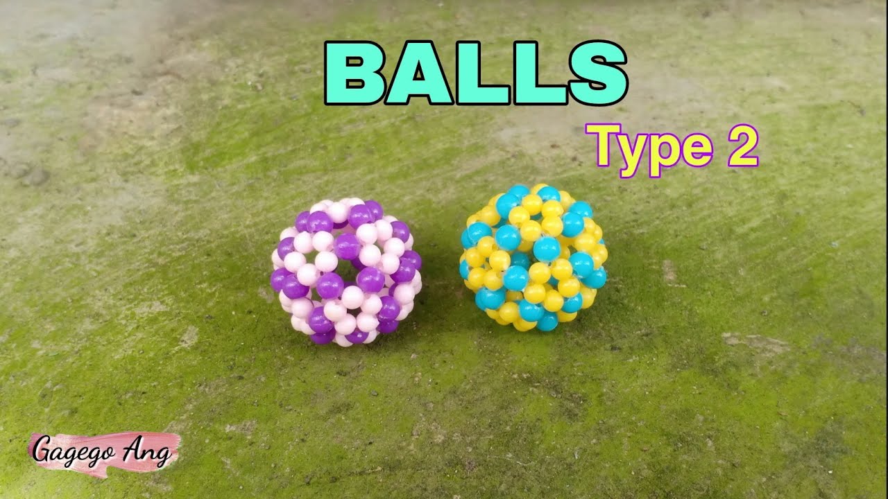 How To Make Balls Beads Type 2 || Cara Membuat Manik-manik Bola Model 2