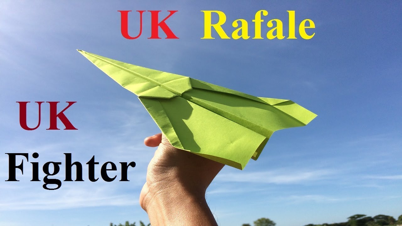 How to make a paper new addition rafales | Origami Easy and Beautiful New Addition Airplane fighter