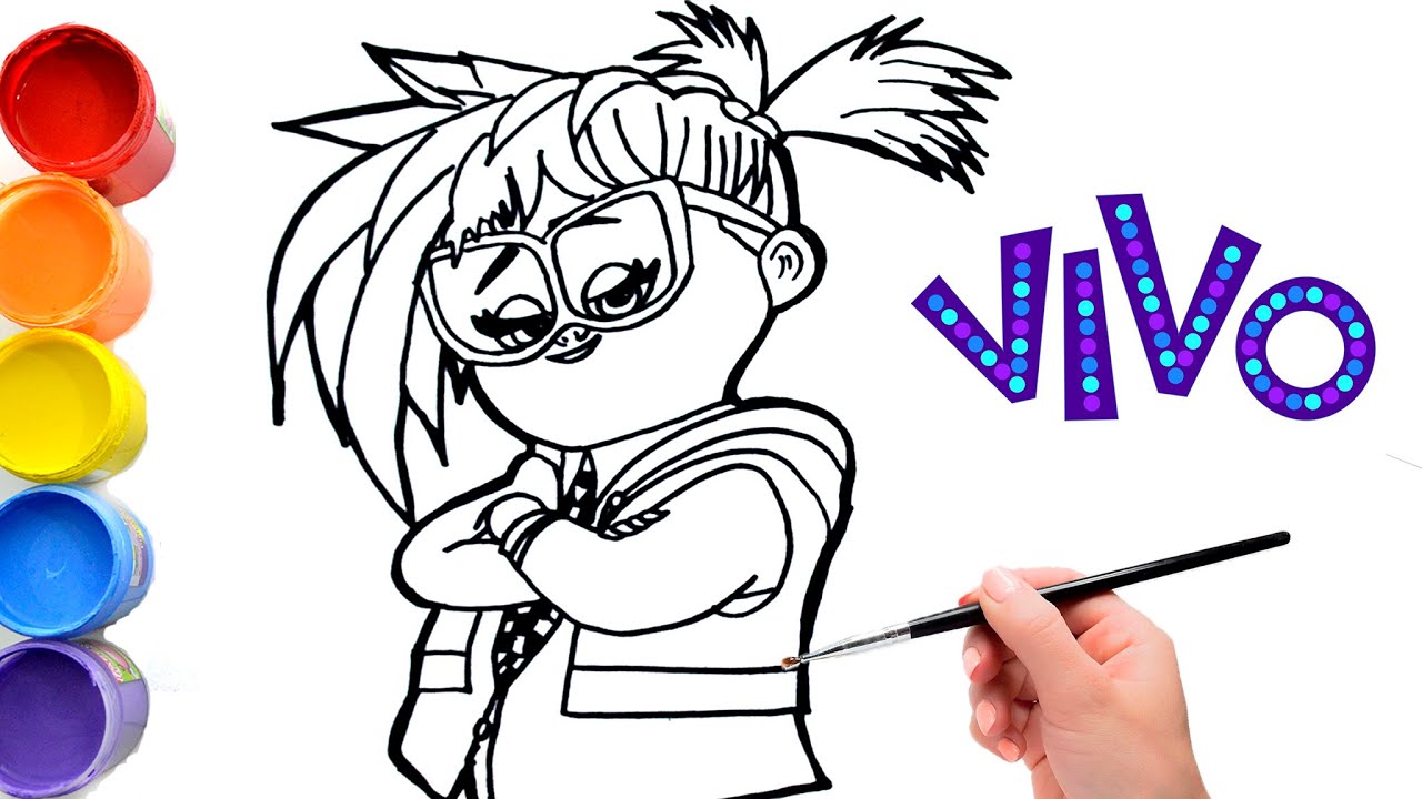 🔴🔴How to draw Gabi - Vivo Movie  -  Netflix | Como dibujar a Gabi de Vivo la nueva película