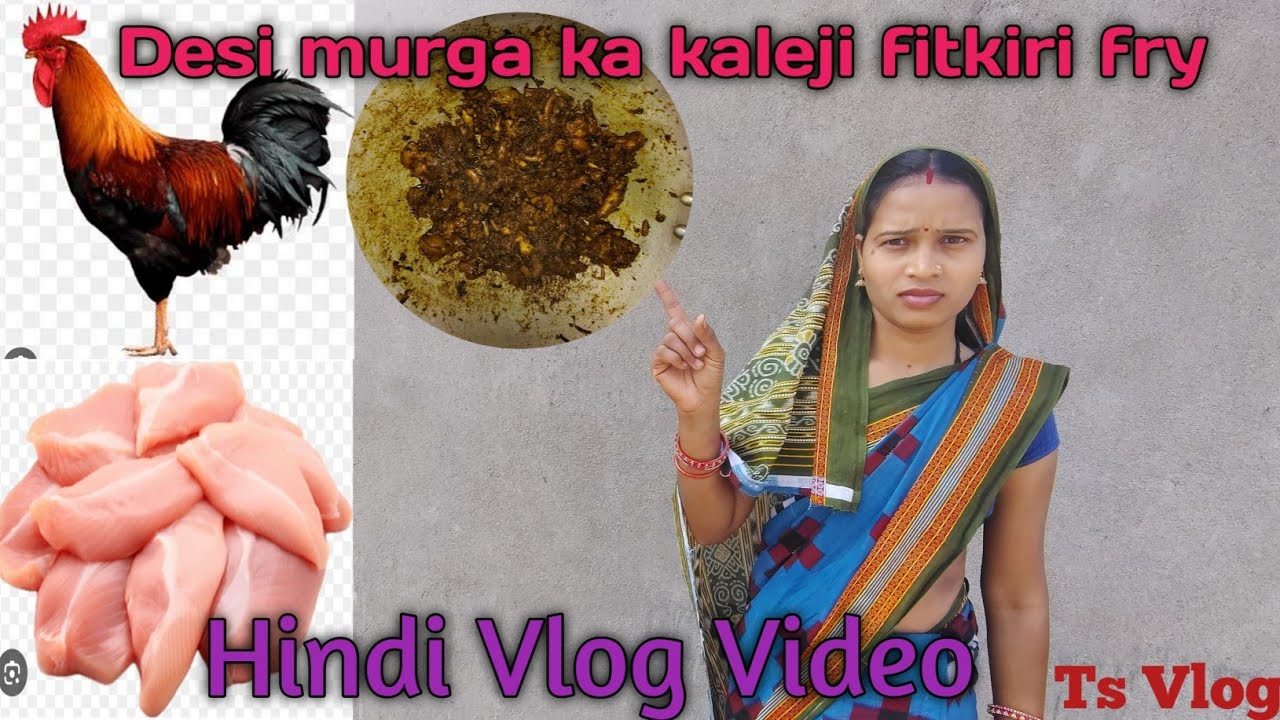 Desi murga ka kaleji fitkiri fry Hindi Vlog Video Ts Vlog 