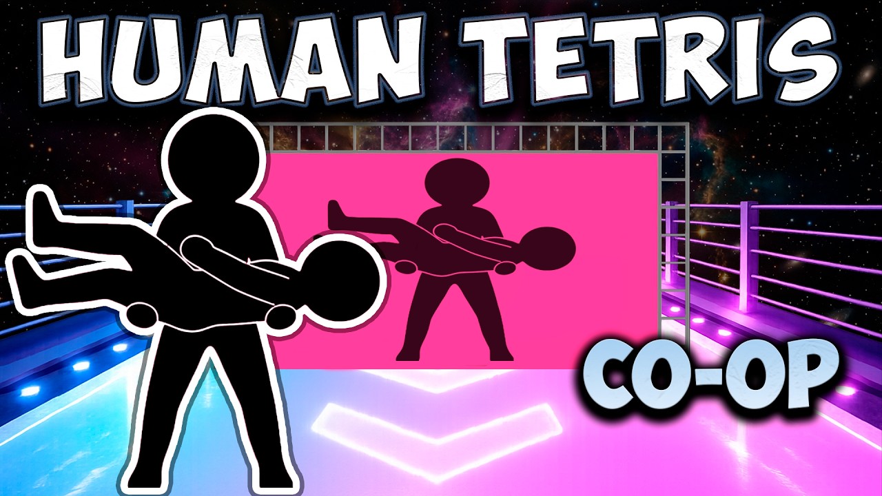 HUMAN TETRIS | SPACE 🌌 | Immersive Interactive Warm Up | CO-OP 2 Players | THE NEXT PART | FULL
