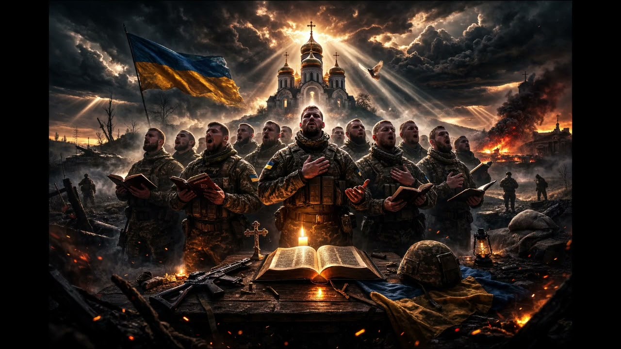 142 псалом Давида у виконанні військового хору 