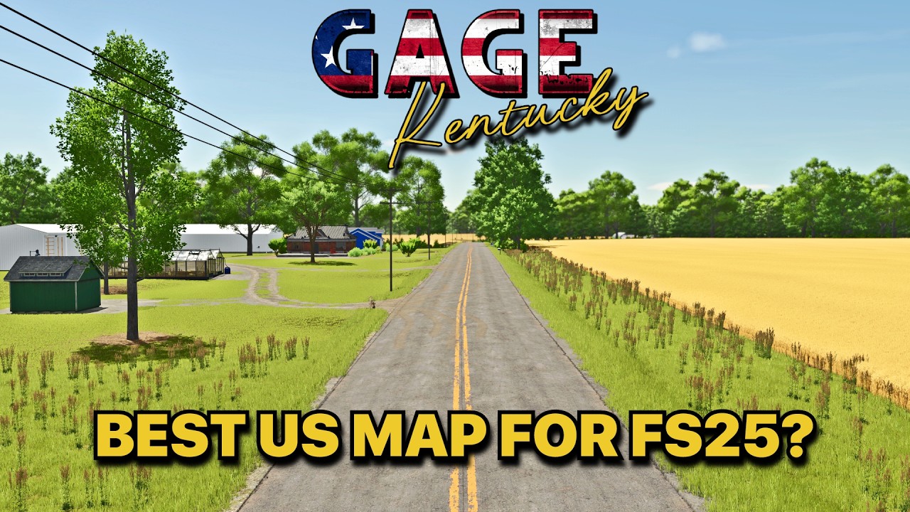 IS THIS THE BEST US MAP YET? 🇺🇸 Gage, Kentucky 🇺🇸 from Gagefield - Farming Simulator 25