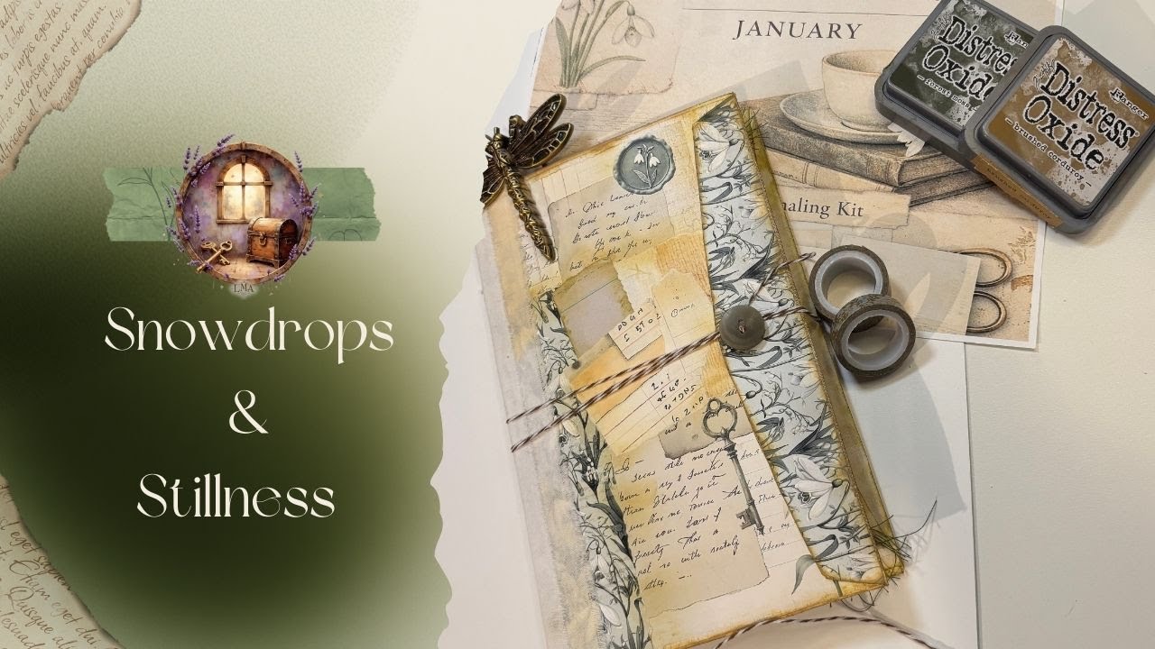 Snowdrops & Stillness Journal | Decorating the Pages (Part 2)