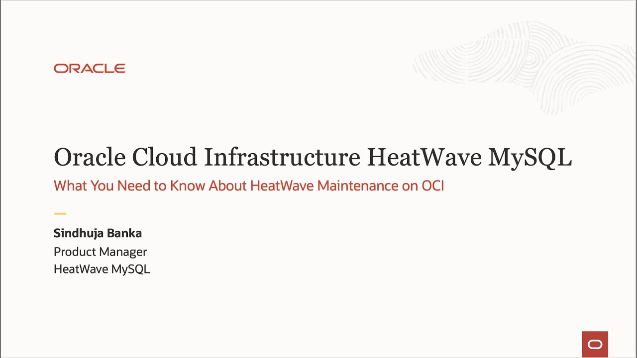 What You Need to Know About HeatWave Maintenance on OCI