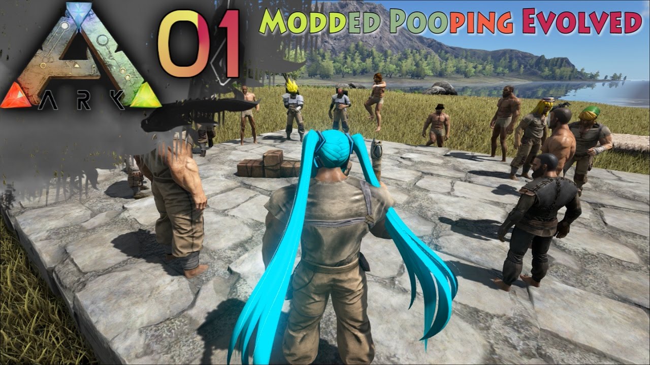 MODDED ARK: Survival Evolved - Pooping Evolved - #1 | Docm77