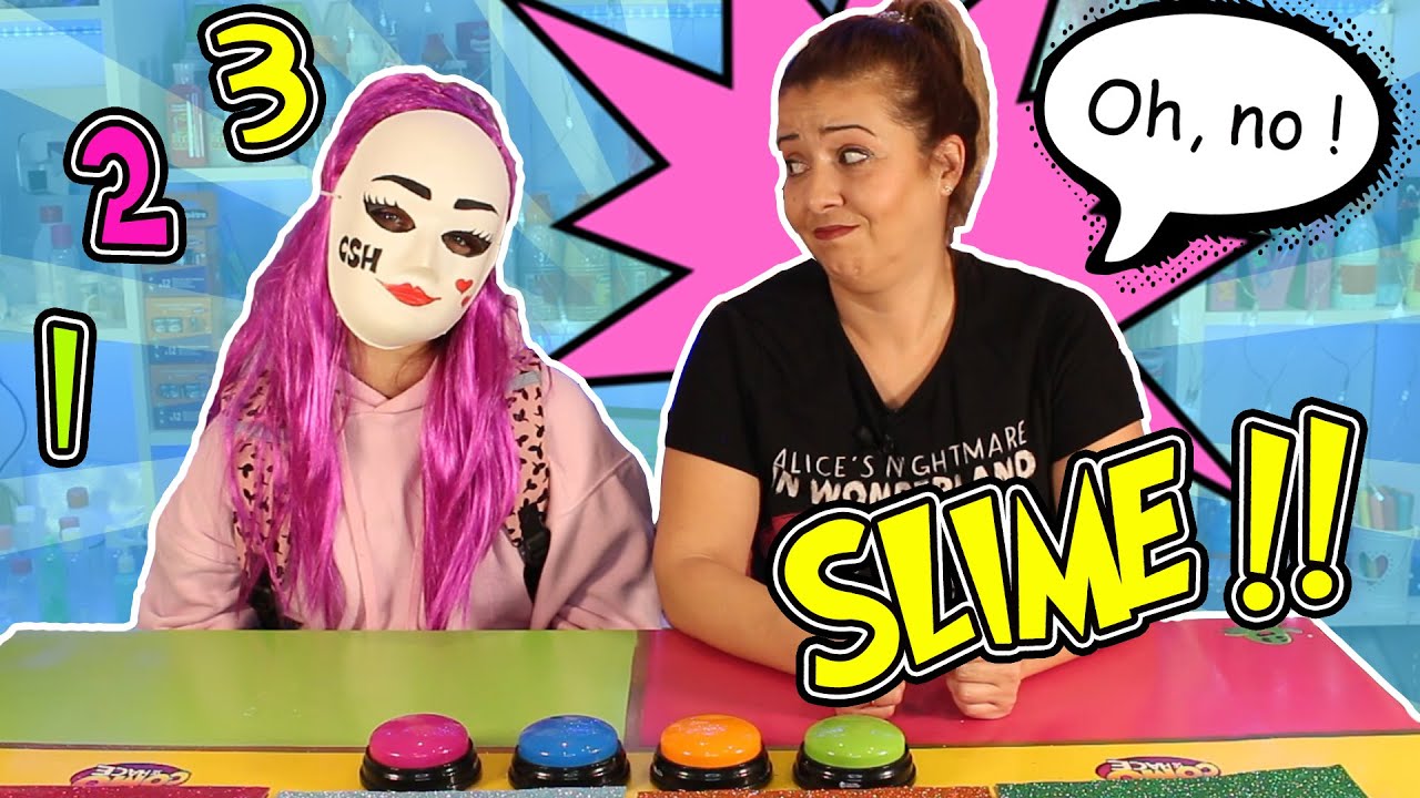 123 SLIME con la FAN LOCA !! Un, dos tres SLIME CHALLENGE !! Marta COMO SE HACE