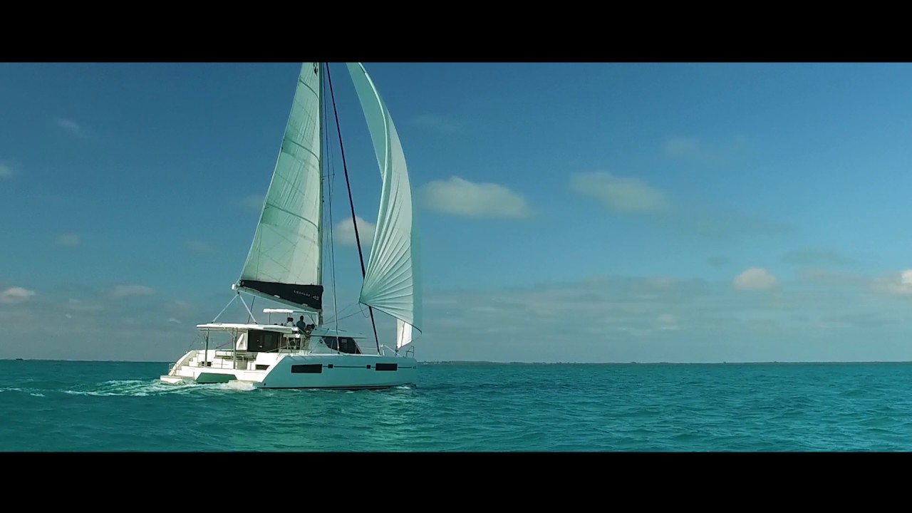Leopard 45 in action with commentary by Alex Simonis