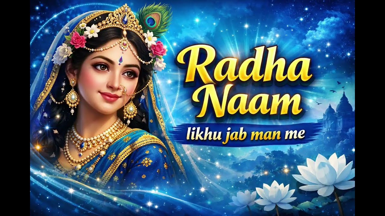 राधा नाम लिखूँ जब मन में | Radha Naam Likhun Jab Man Me | Radha Rani Bhajan