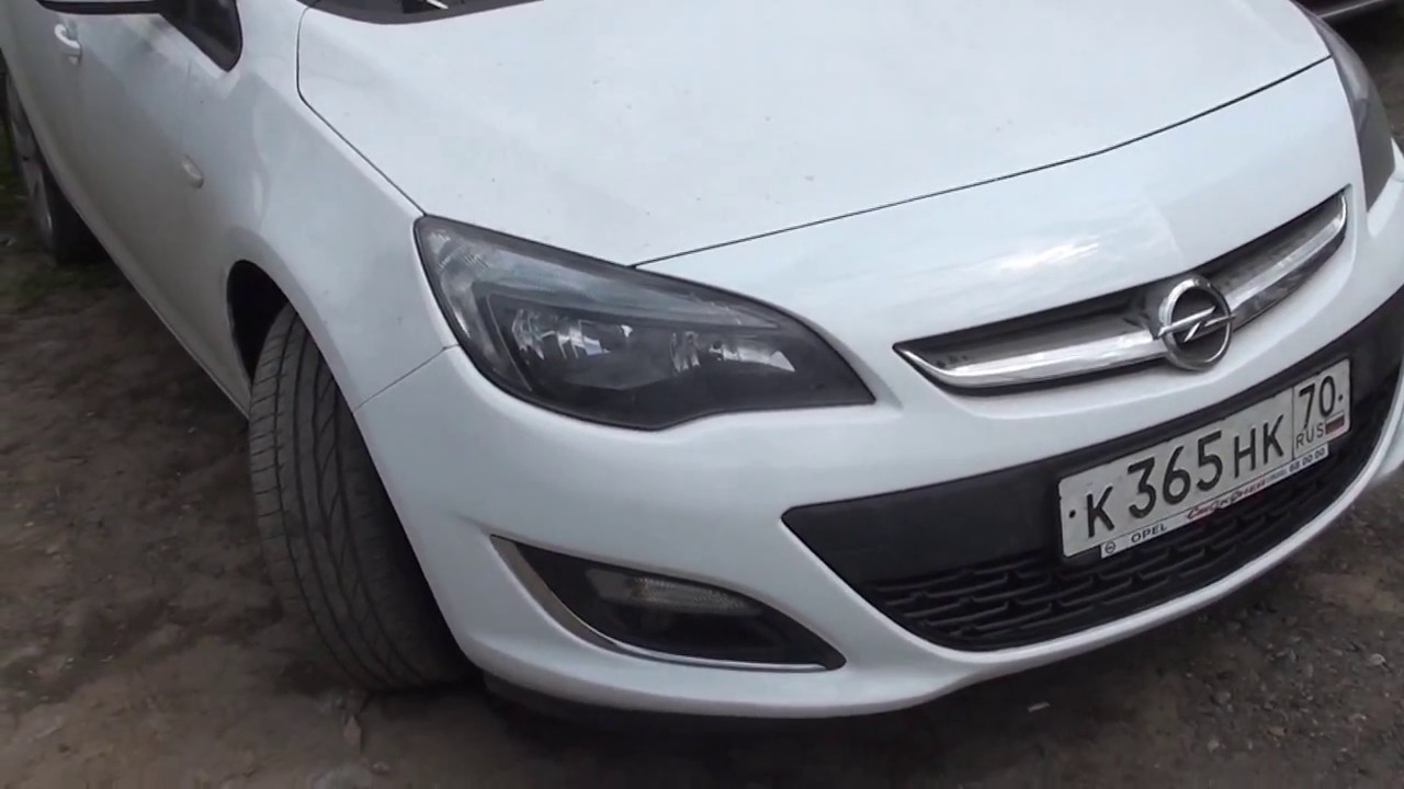 Opel Astra бампер готов