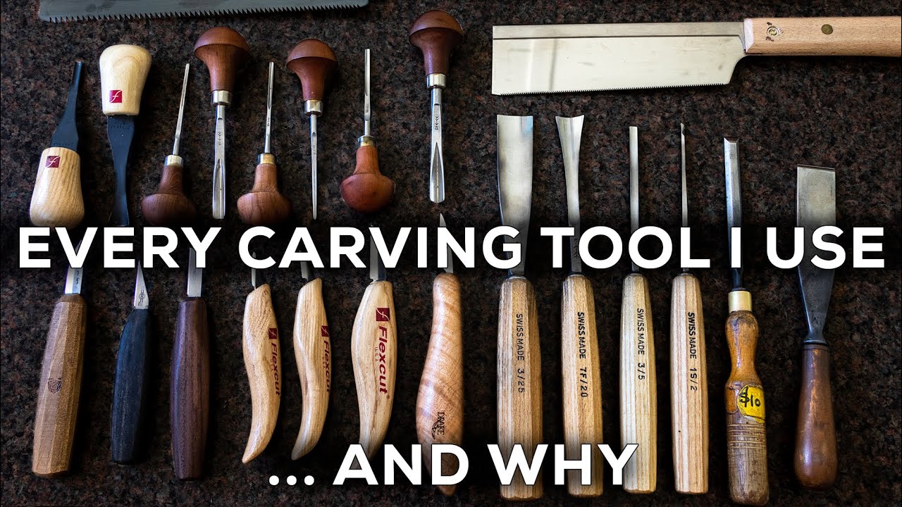 Every Woodcarving Tool I Use - and Why
