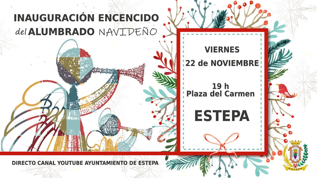 Inauguración del Alumbrado Navideño de Estepa