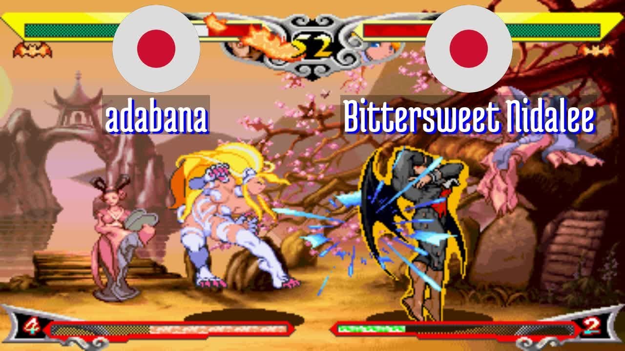 FT5 @vsavj: adabana (JP) vs Bittersweet Nidalee (JP) [Vampire Savior vsav Fightcade] Mar 19