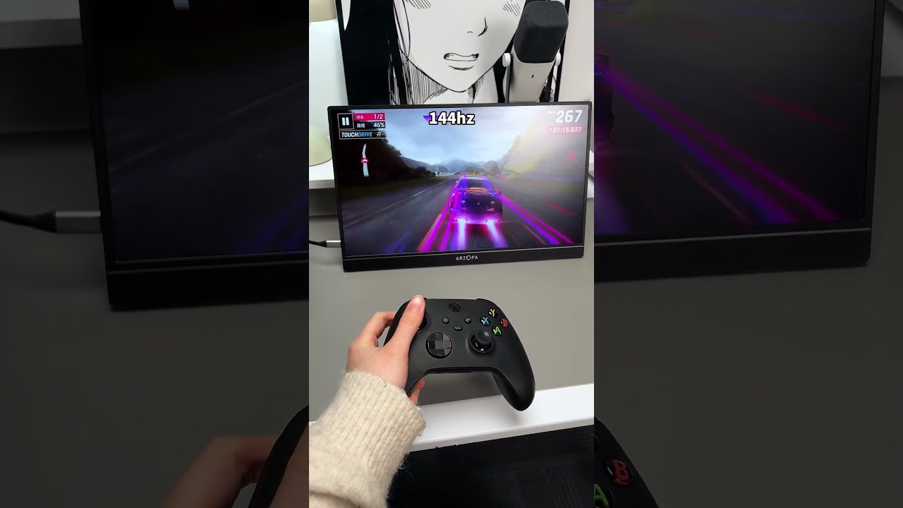 The BEST Portable Monitor for Switch?🤔🔥 | Arzopa Z1FC Review & Gameplay