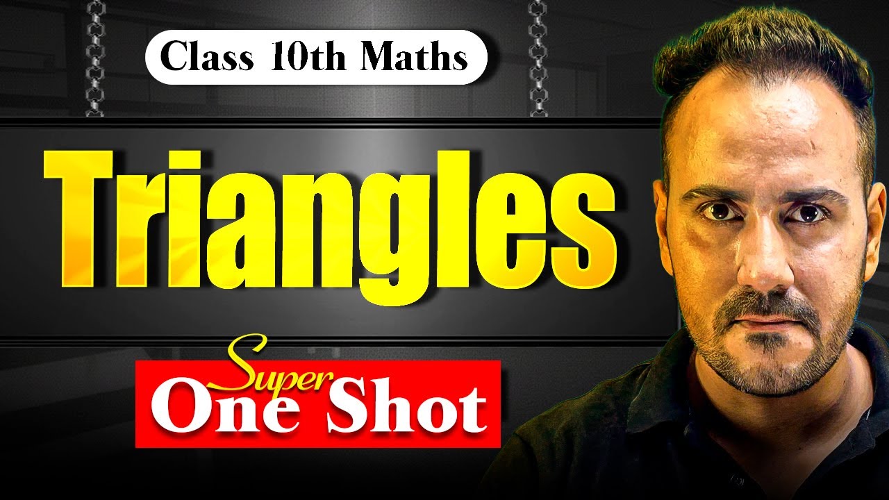 Class 10th Triangles Super One Shot | Concept with Questions Revision 🔥by  Ushank Sir