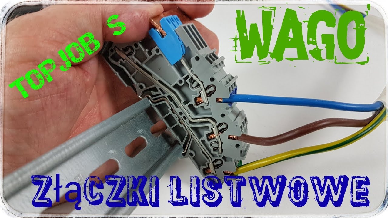 Z cyklu: rozwiązania WAGO: Złączki  WAGO TOPJOB® S z łącznikiem suwakowym N