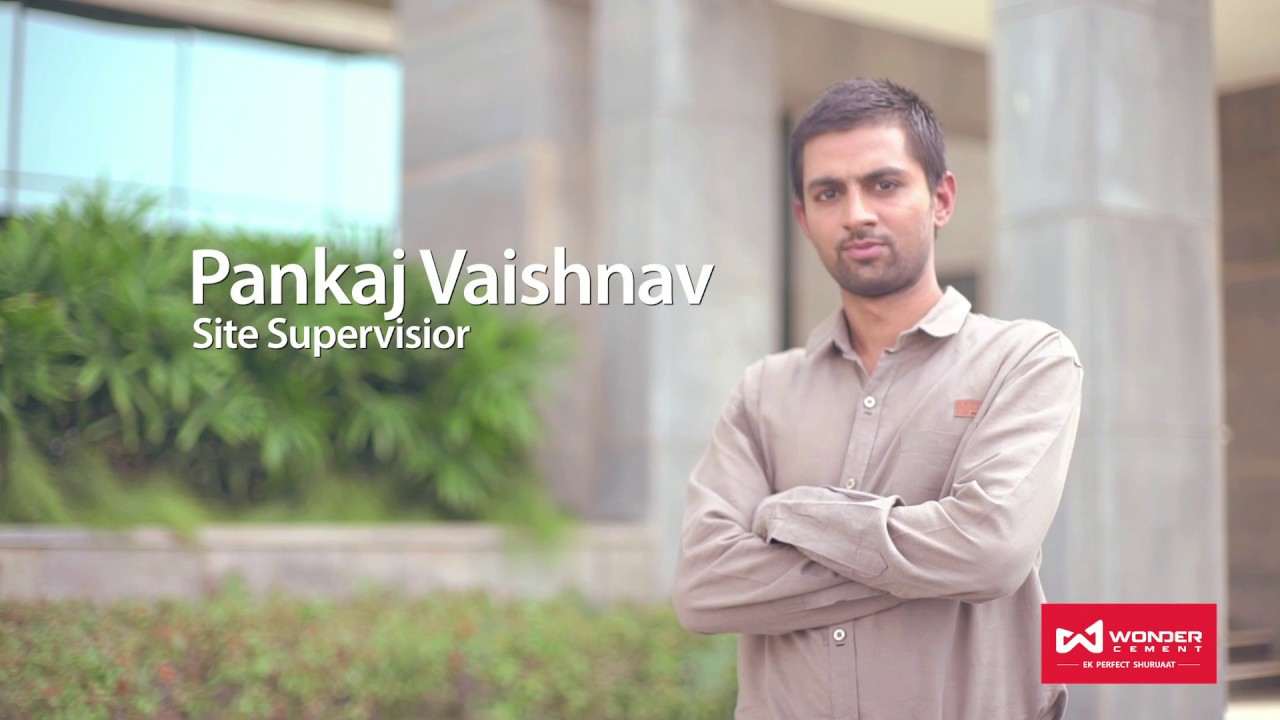 Wonder Cement Rajasthan &ndash; Experienced supervisor Pankaj Vaishnav speaks about Wonder Cement Limited