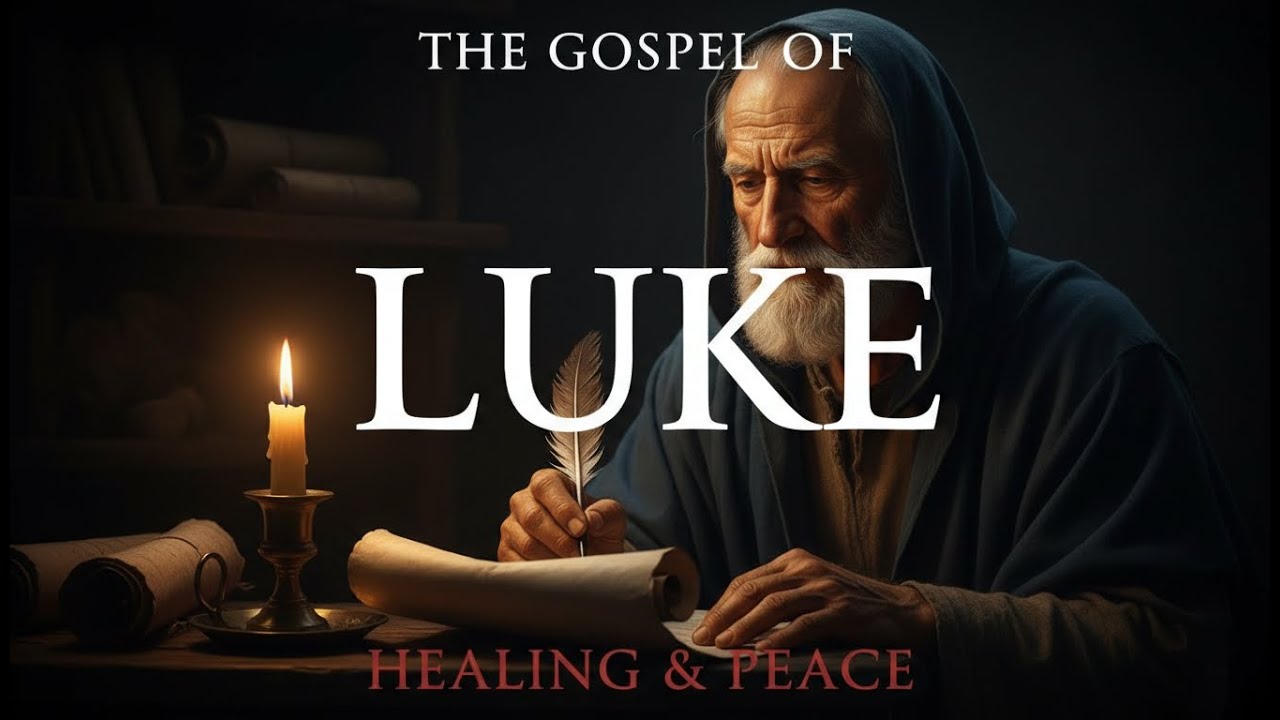 Fall Asleep to the Gospel of Luke | The Life of Jesus (Peaceful Audio Bible)