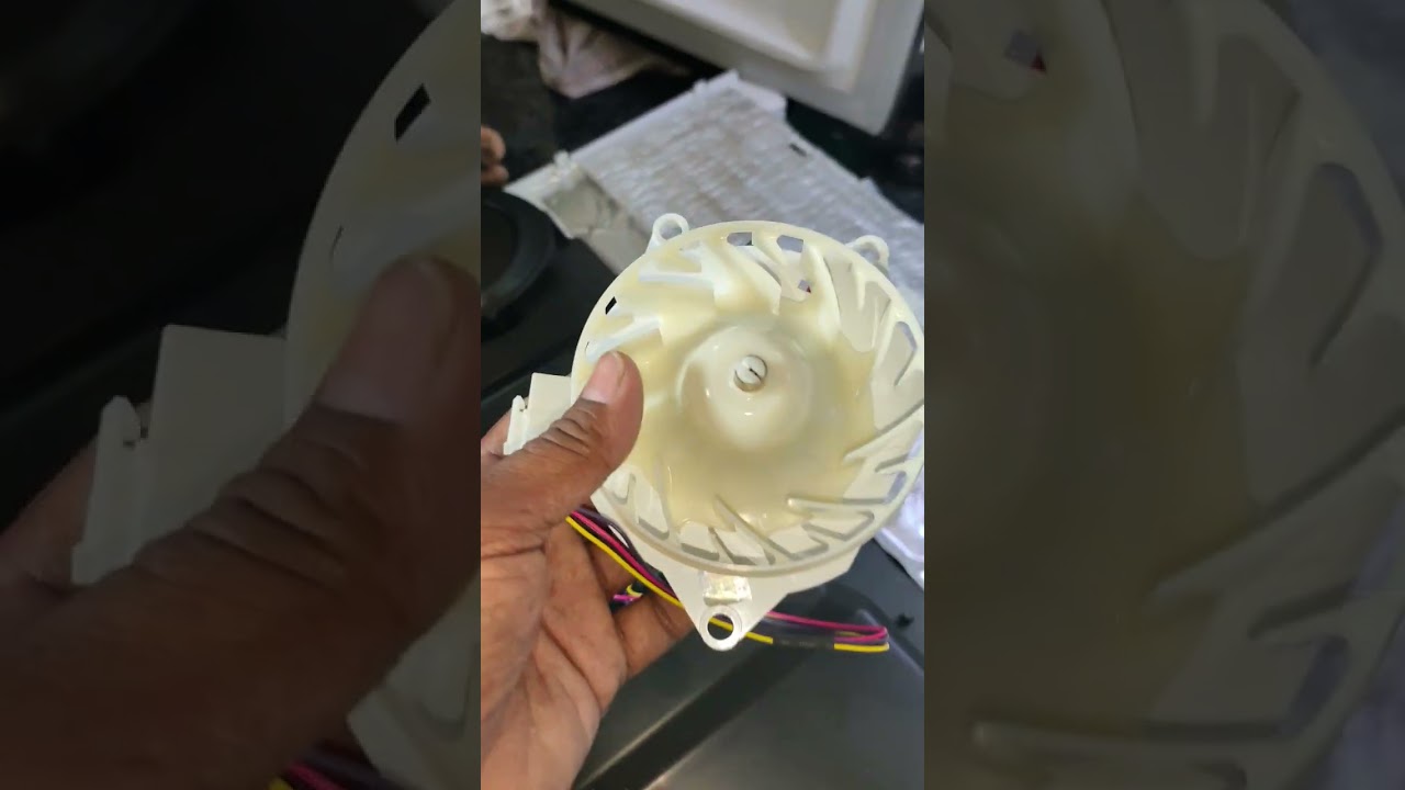 LG French model EFF error code fan motor replacement