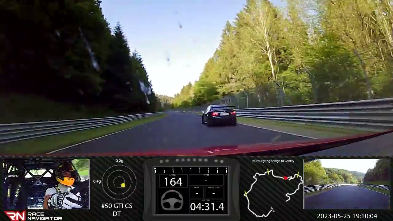 Golf 7 GTI CS Nordschleife BTG: 7:23,301min with traffic 05/2023