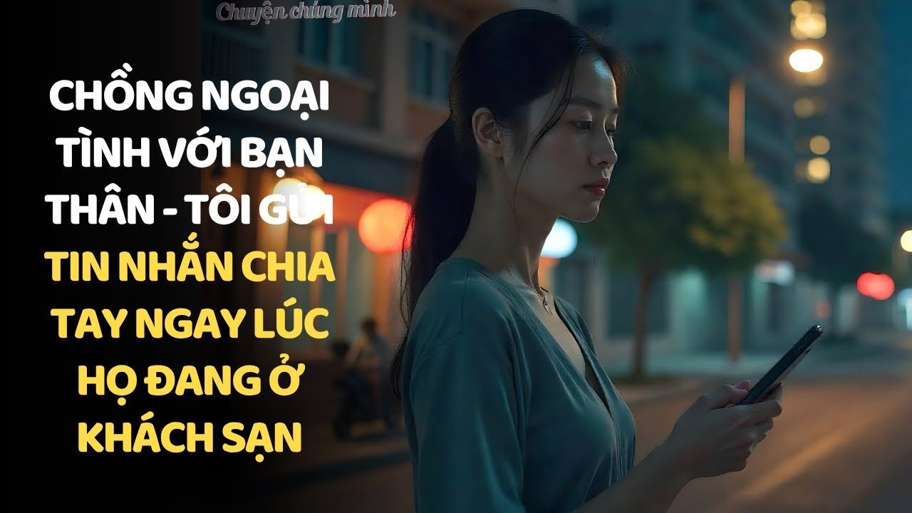 Tôi Phát Hiện Chồng Ngoại Tình Với Bạn Thân Và Gửi Tin Nhắn Chia Tay Ngay Lúc Họ Ở Khách Sạn