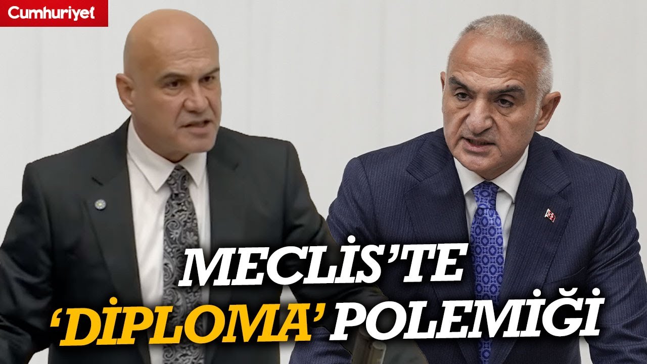 Meclis'te 'diploma' polemiği! Bakan Ersoy'un o sözleri İYİ Partili Turhan Çömez'i çileden çıkardı