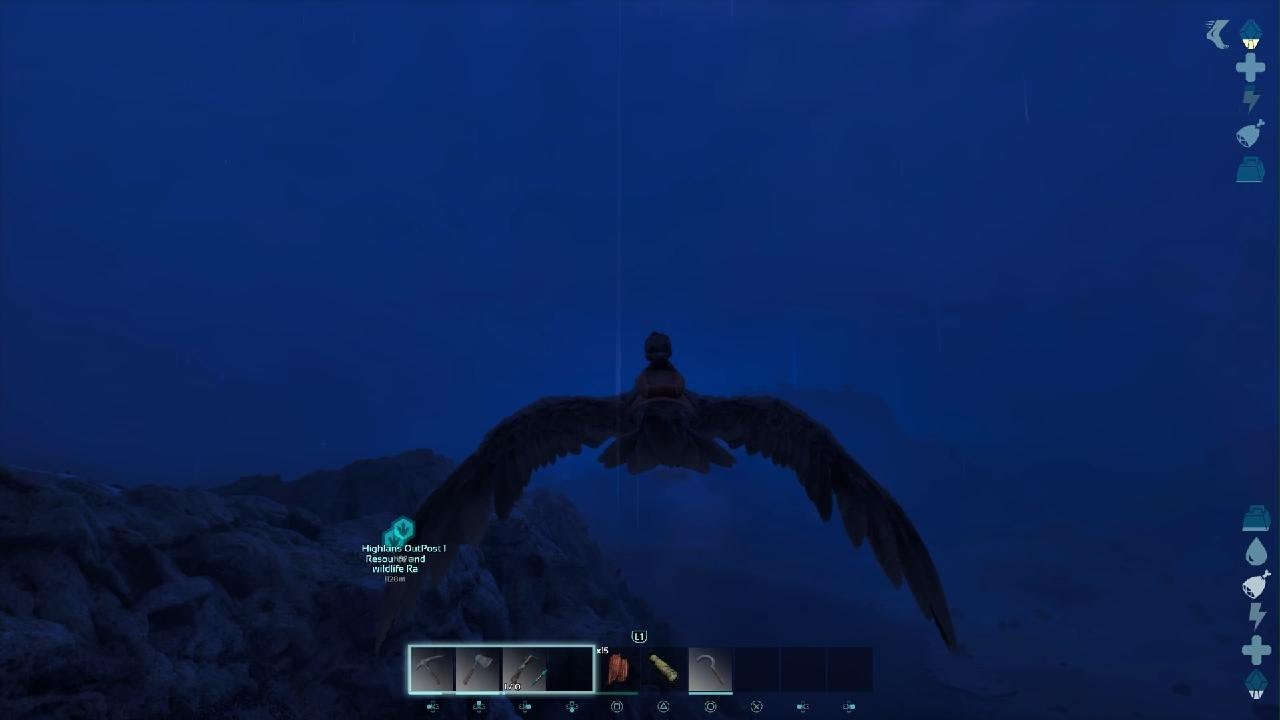 ARK Survival Ascended Resource and wildlife Adventure Ep9 Argy Tame/ Metal Smelter Lookout