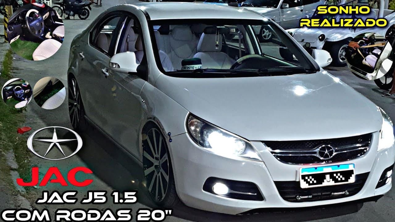 Um jac como vocês nunca viram antes 😱Jac j5 com rodas 20