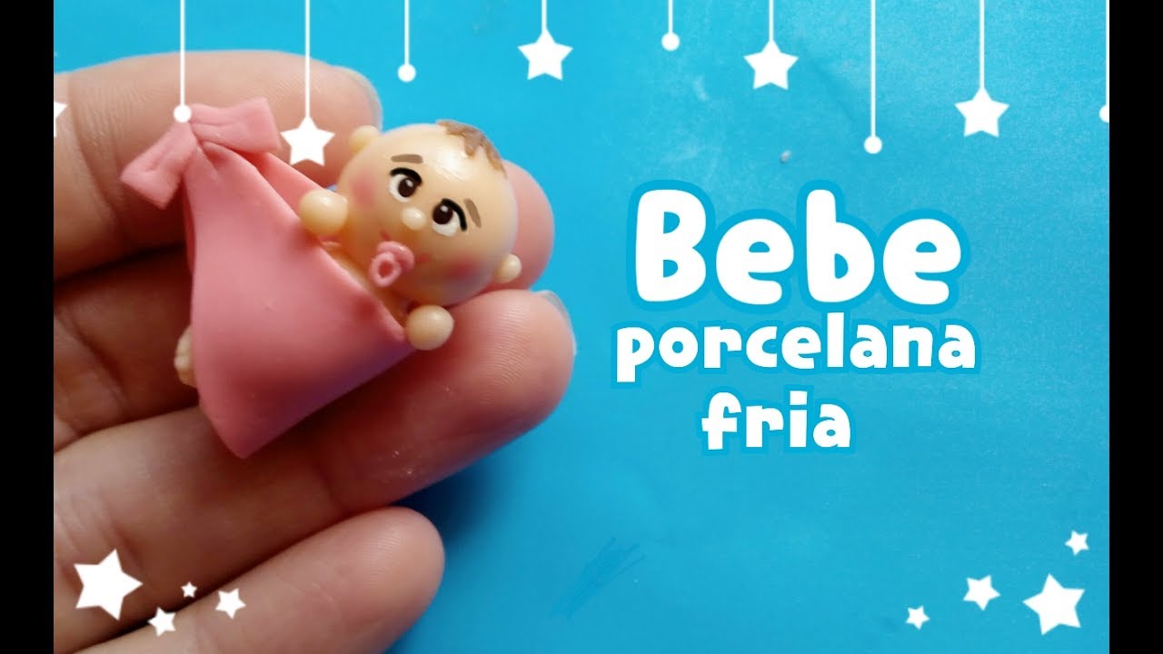Bebe para suvenirs🍼 baby shower 📎fácil /PORCELANA FRIA