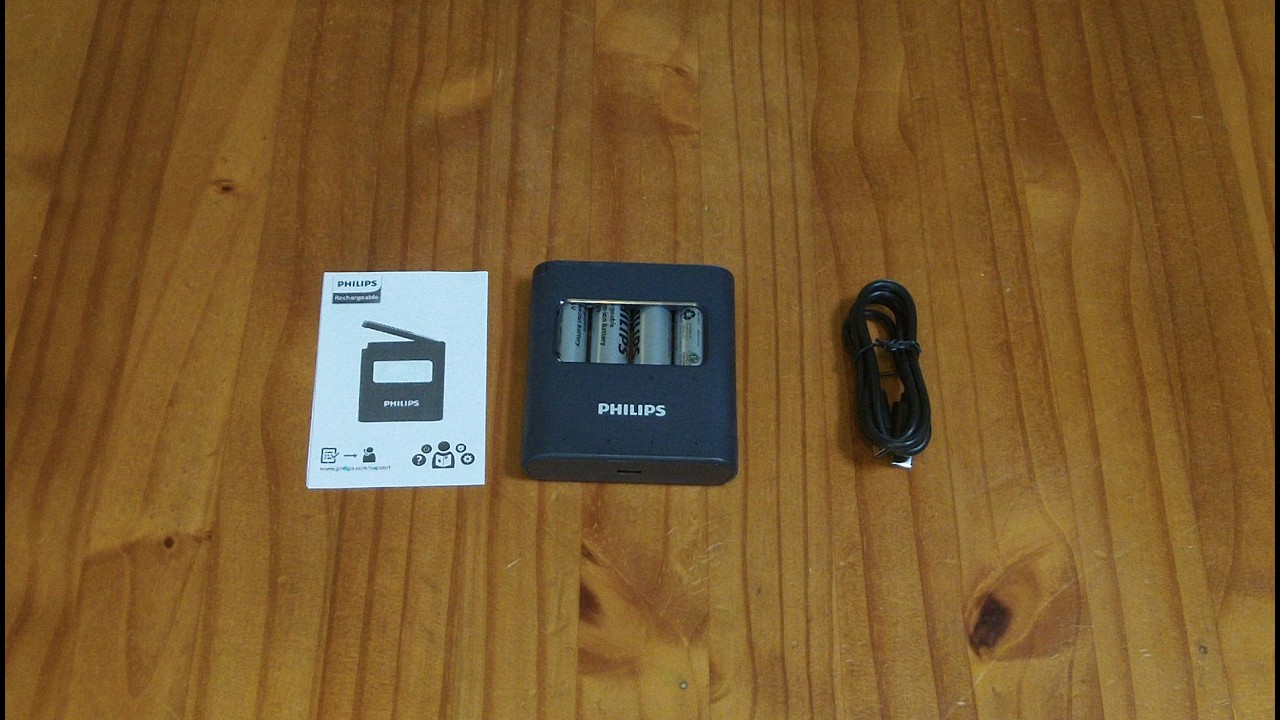 Review: Phillips 4-pack rechargeable AA LiIon batteries & charger case $30