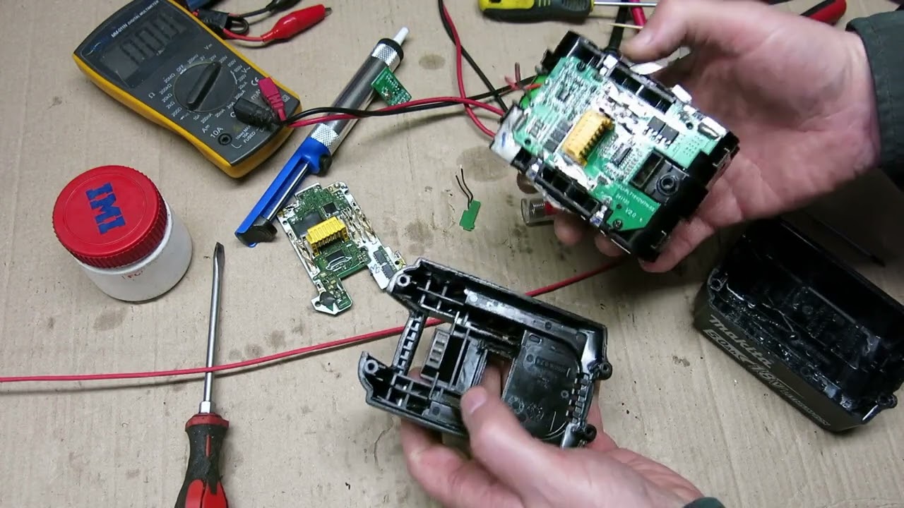 Makita 18V 5Ah akku javítás 1. rész- BMS csere kínai modulra, Fixing a Dead Makita 18V 5Ah Battery