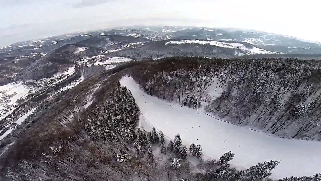 Ustroń Czantoria 2015 Dron - Beskid Śląski