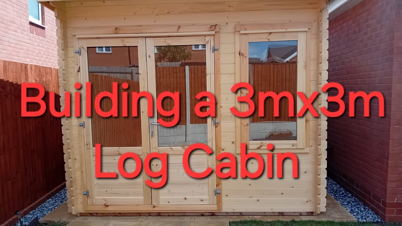 Building a 3mx3m Mercia Log Cabin