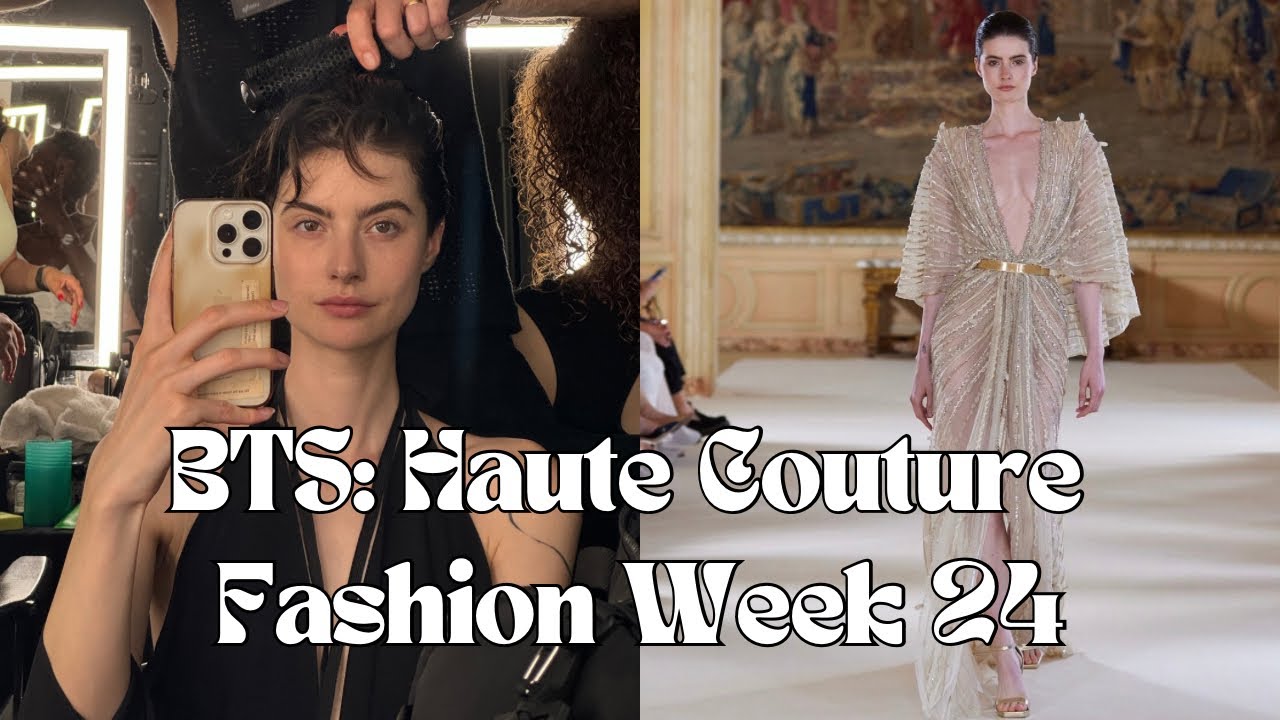BTS: Paris Haute Couture Fashion Week 24 | FMA als Model