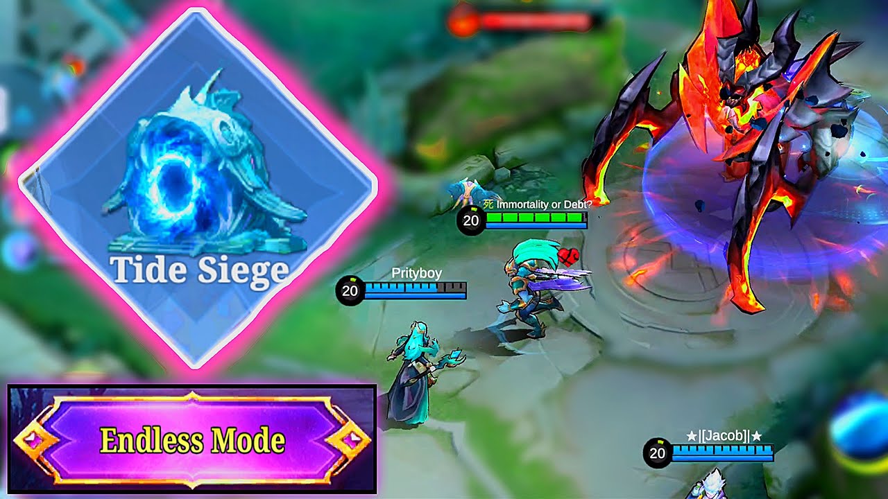 I Reached Wave 60 With Alpha With RANDOMS💀 ~ Endless Mode Tide Siege 