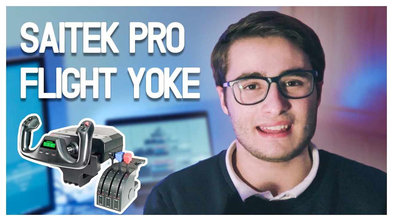 REVIEW DEL SAITEK PRO FLIGHT YOKE + PRUEBA EN EL SIMULADOR✈️🕹