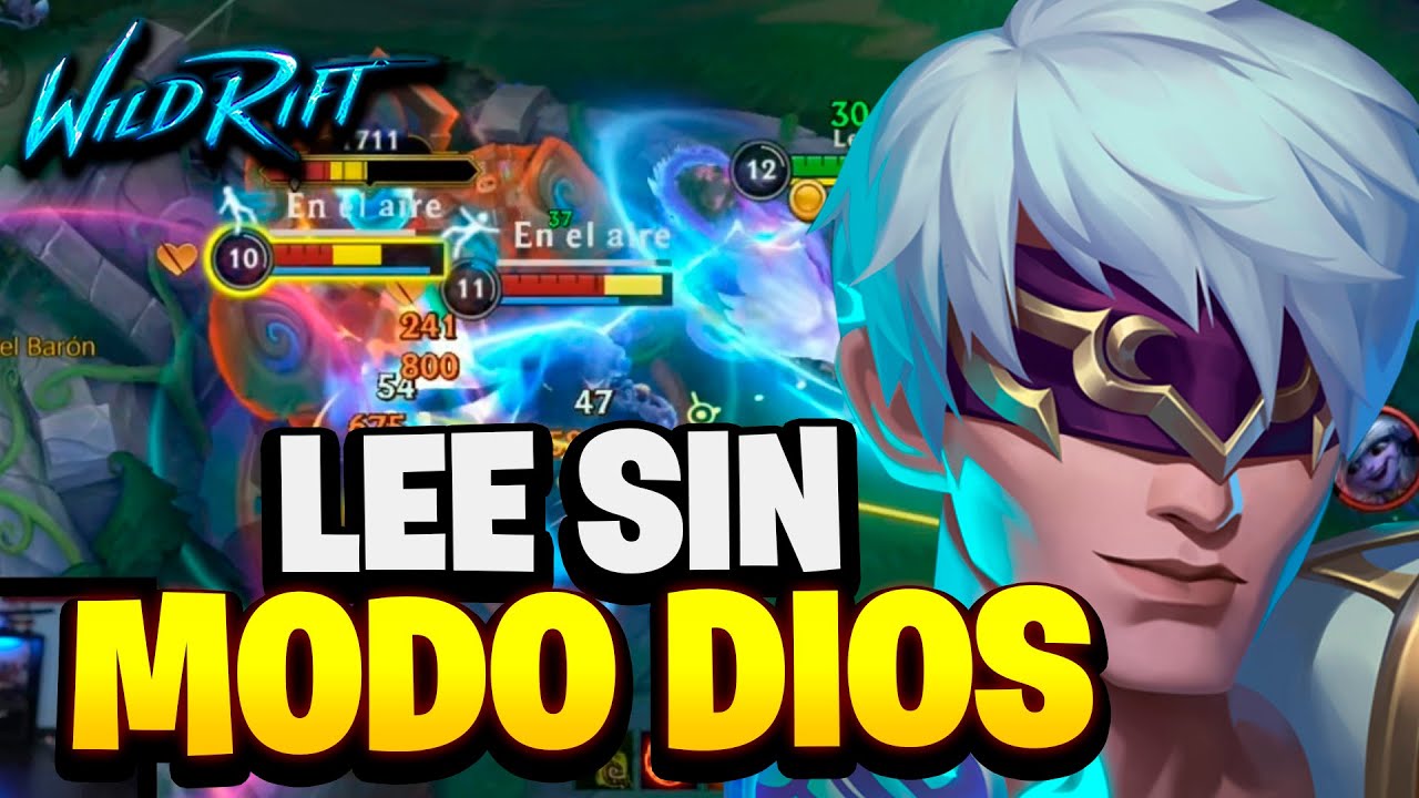 😨LEE SIN CON ESTA RUNA DA MIEDO! | Wild Rift